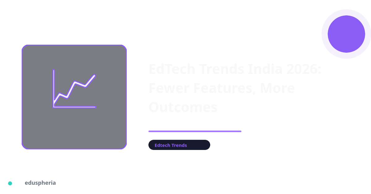 EdTech Trends India 2026: Fewer Features, More Outcomes